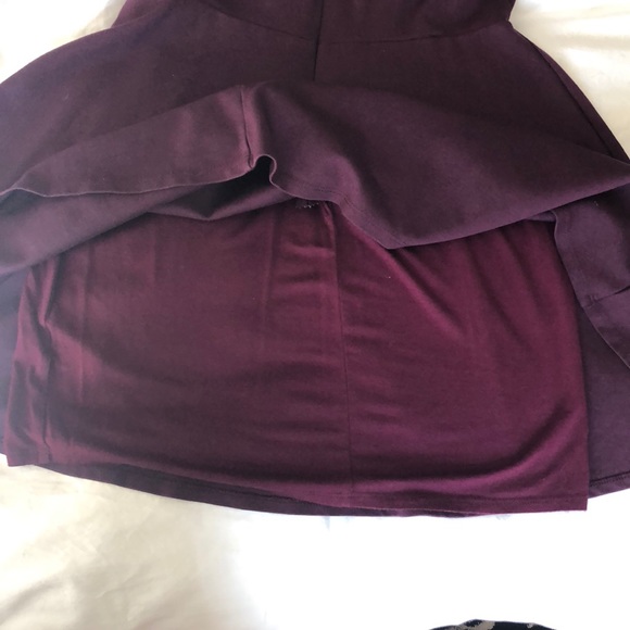 Lulu’s Hometown Girl Plum Purple Lace Skater Dress - Picture 7 of 7